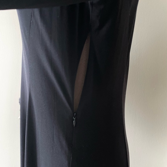 Michael Kors Long sleeve Black Midi Dress - Medium - Picture 7 of 15